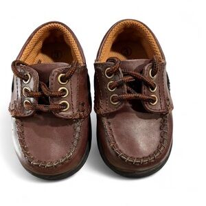 SmartFit Brown Kids Loafer Shoes